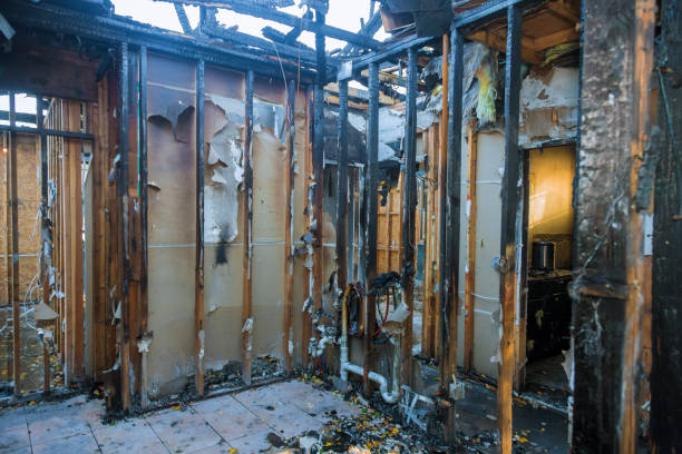 Professional Soot Cleanup technician working in Kensington, MD